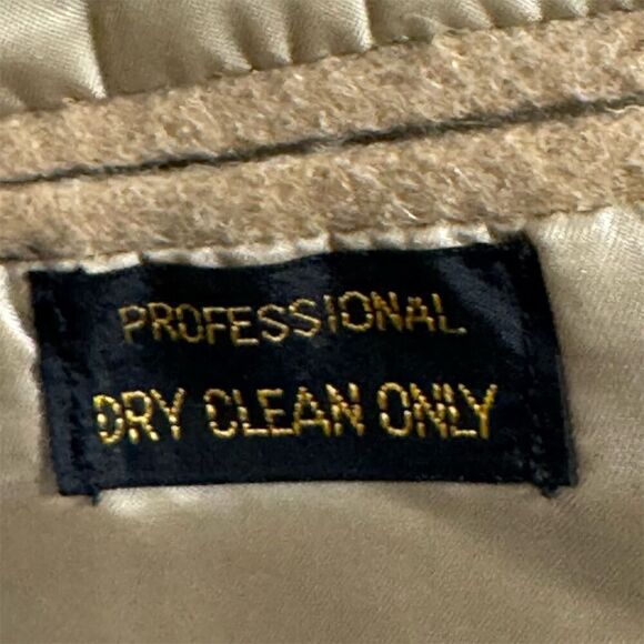 Vintage Étienne Caron Camel Hair Wool Blazer 42R Tan Sport Coat Made in Korea - Picture 11 of 14